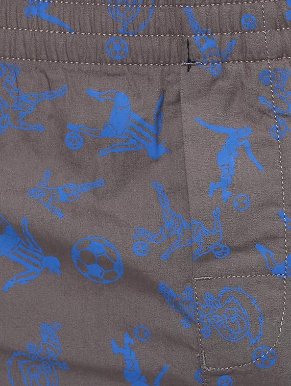 grey cotton boxers - 14955031 - Zoom Image - 4
