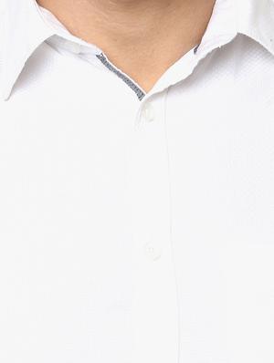 white cotton casual shirt - 14955185 - Standard Image - 4