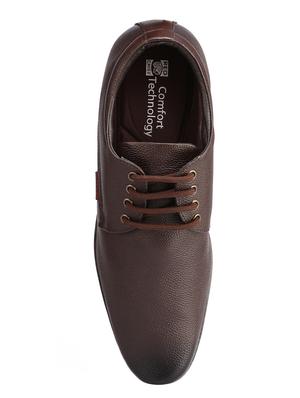 red chief black leather formal derbys - 14956765 - Standard Image - 4