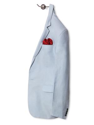 red silk pocketsquare - 14960191 - Standard Image - 4