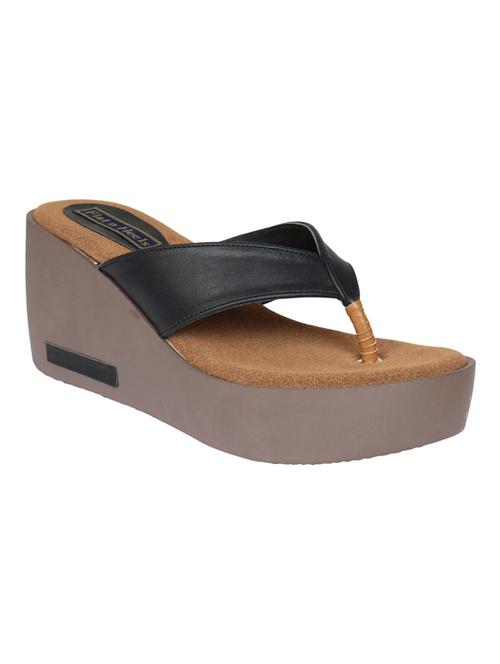 black platforms wedge - 14960825 - Standard Image - 1