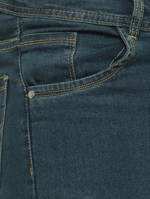 green denim plain jeans - 14961266 - Standard Image - 4