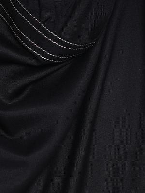 black rayon long kurta - 14961380 - Standard Image - 4