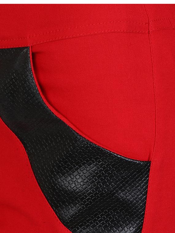 red cotton jeggings - 14965770 - Zoom Image - 4