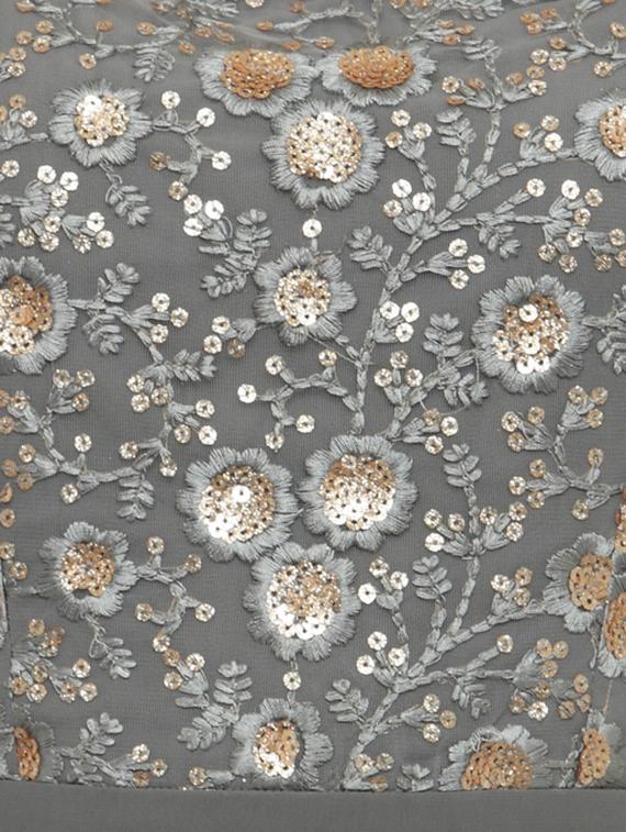 grey embellished maxi dress - 14966375 - Zoom Image - 4