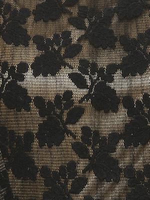 black laced gown dress - 14966390 - Standard Image - 4