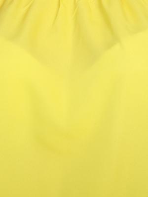 solid yellow laced top - 14970832 - Standard Image - 4