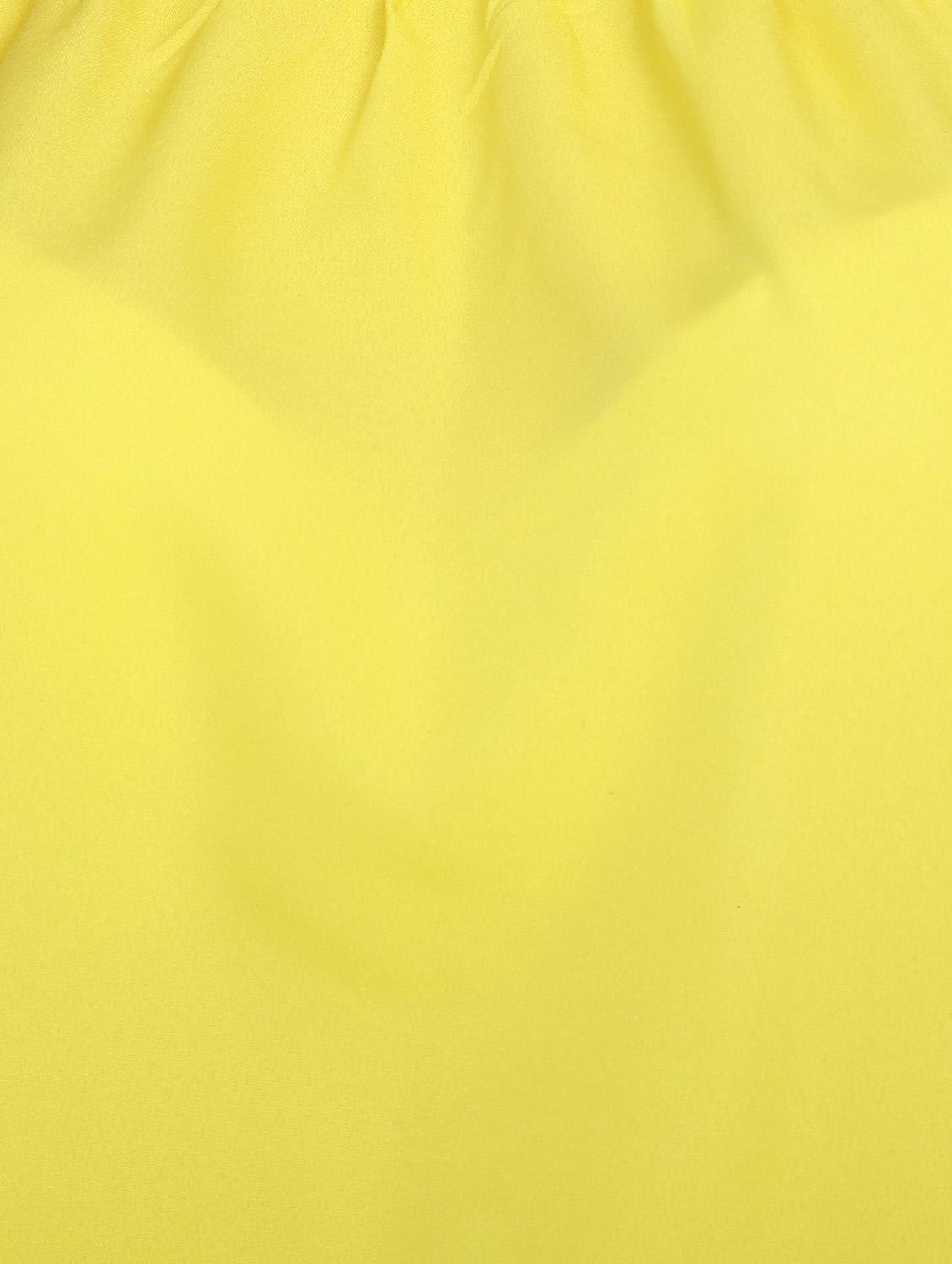 solid yellow laced top - 14970832 - Zoom Image - 4