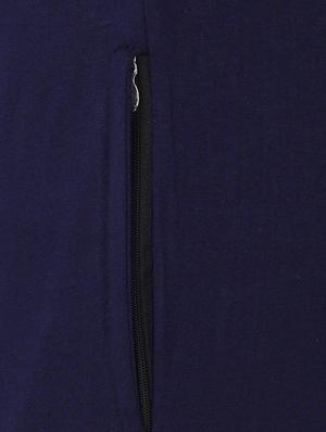 navy blue cotton full length track pant - 14974193 - Standard Image - 4