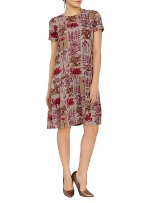 pink printed shift dress - 14979272 - Standard Image - 4
