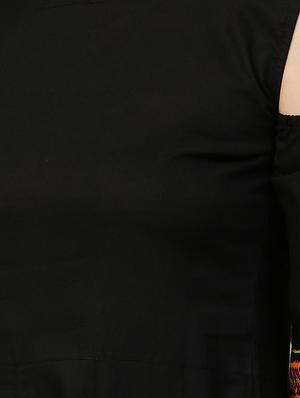 Anarkali cold shoulder kurta - 14981116 - Standard Image - 4