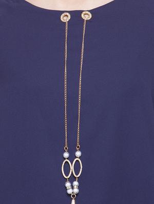 solid blue layered top - 14984820 - Standard Image - 4