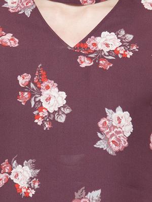 bell sleeved floral top - 14984837 - Standard Image - 4