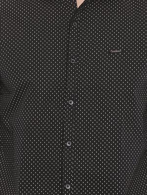 black cotton casual shirt - 14986981 - Standard Image - 4