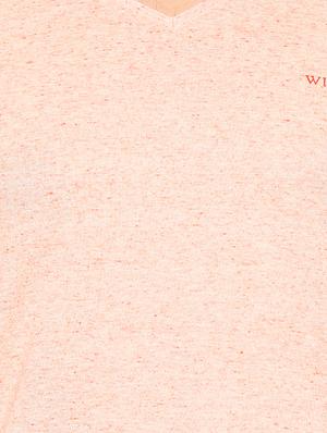 peach cotton t-shirt - 14987096 - Standard Image - 4