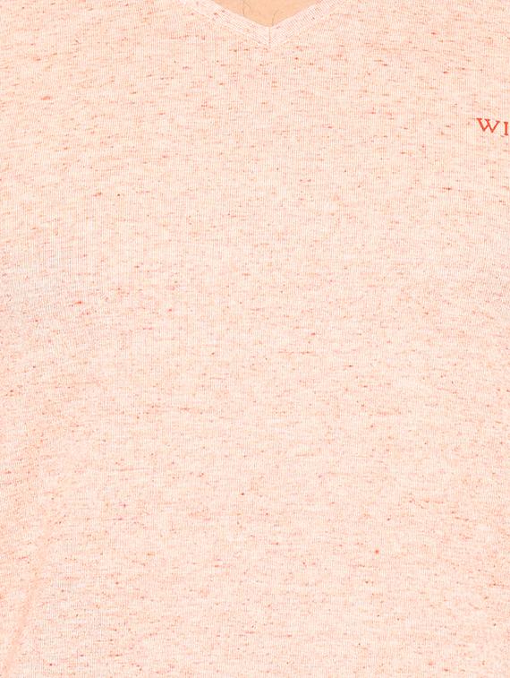 peach cotton t-shirt - 14987096 - Zoom Image - 4