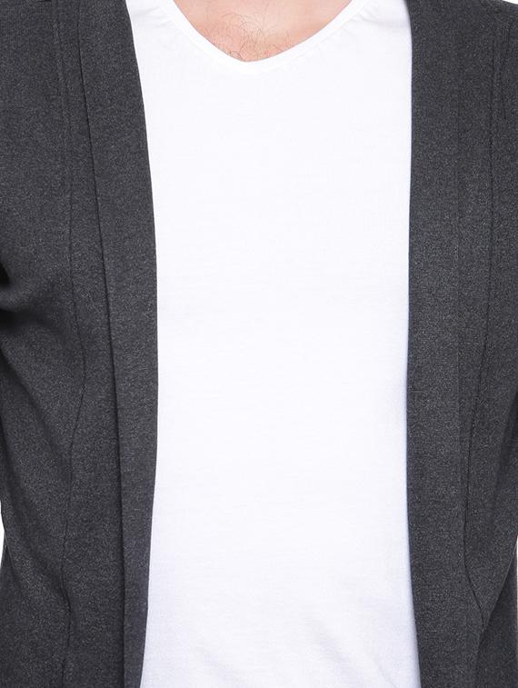 grey cotton shrug - 14987129 - Zoom Image - 4