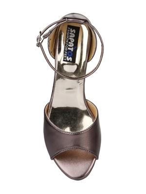 metallic ankle strap sandal - 14987191 - Standard Image - 4