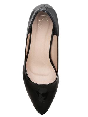 black patent slip on pumps - 14987372 - Standard Image - 4