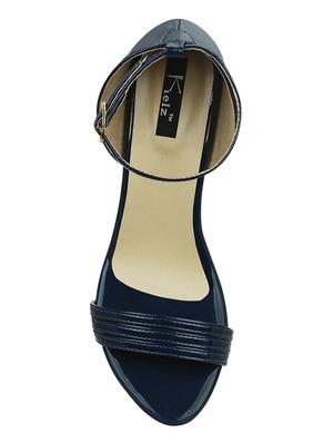 blue patent closed back sandals - 14987386 - Standard Image - 4