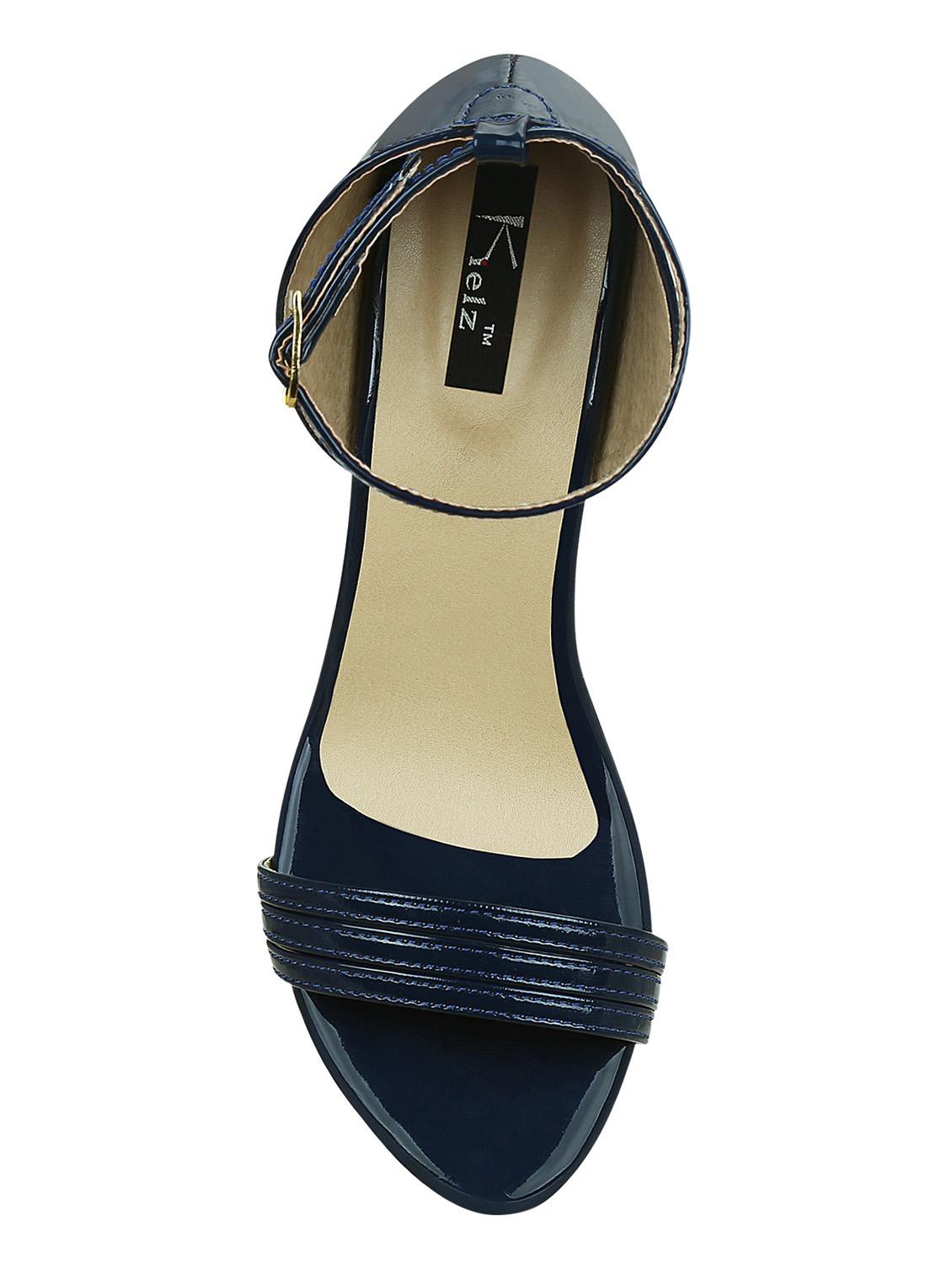 blue patent closed back sandals - 14987386 - Zoom Image - 4