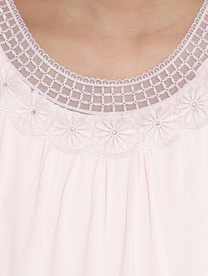 solid pink poly cotton top - 14987467 - Standard Image - 4