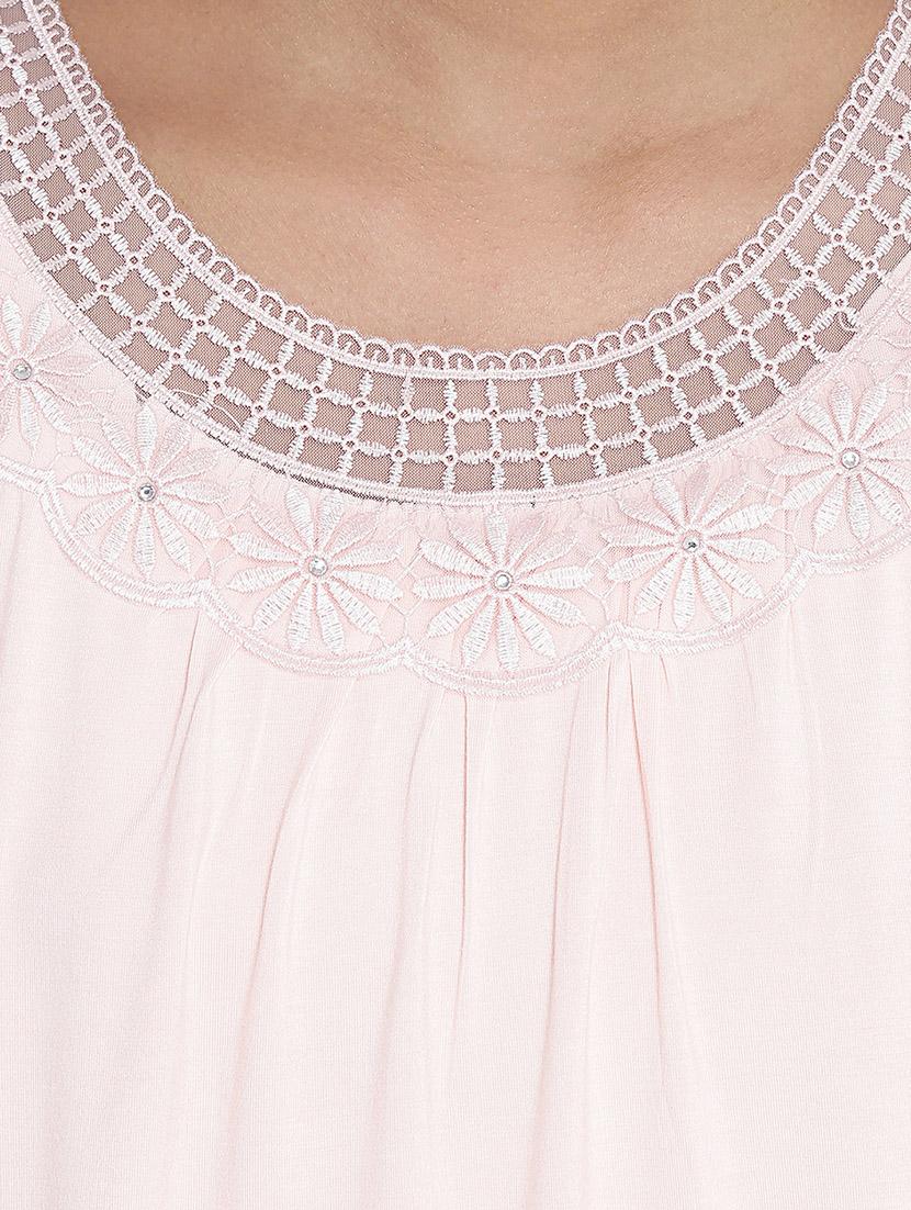 solid pink poly cotton top - 14987467 - Zoom Image - 4