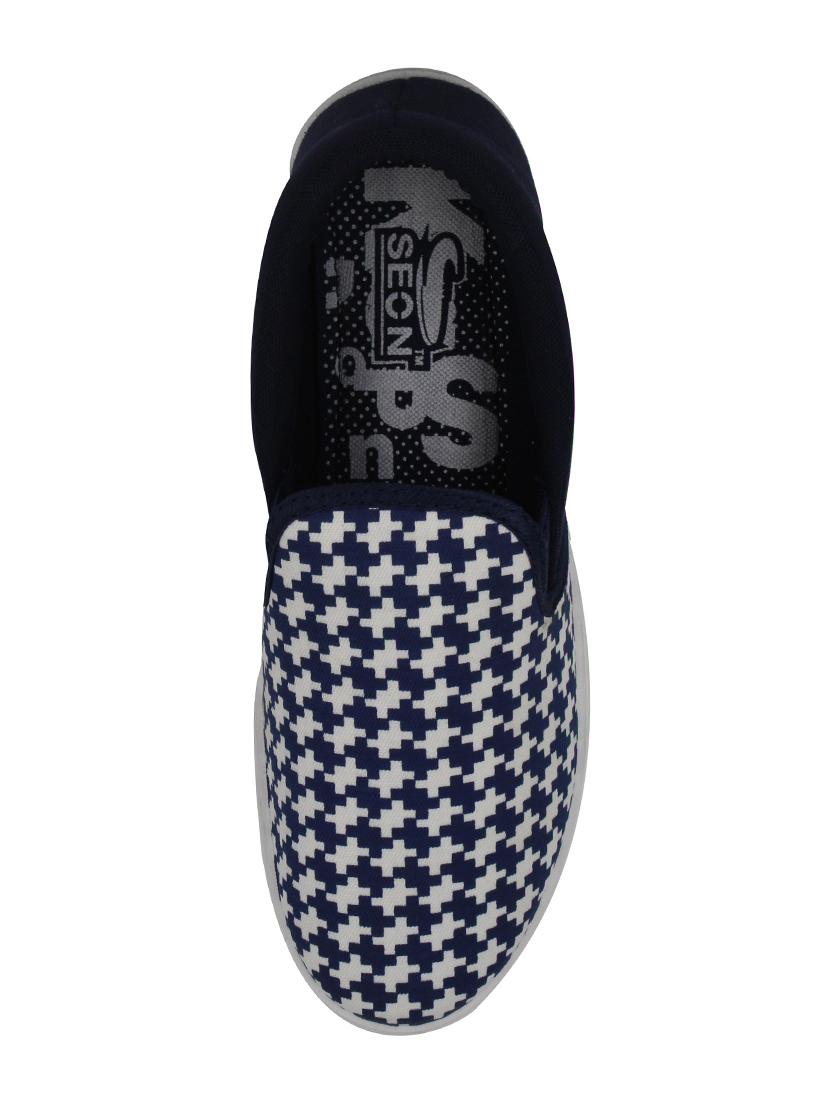 blue canvas casual slipon - 14987894 - Zoom Image - 4
