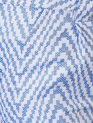 light blue printed shorts - 14991202 - Standard Image - 4