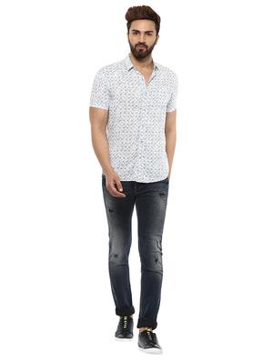 white cotton casual shirt - 14997250 - Standard Image - 4