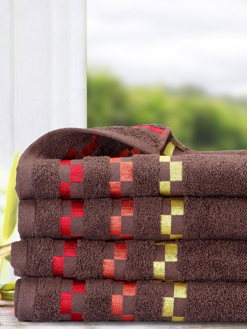 100% cotton bath towel set of 4 - 14997687 - Zoom Image - 4