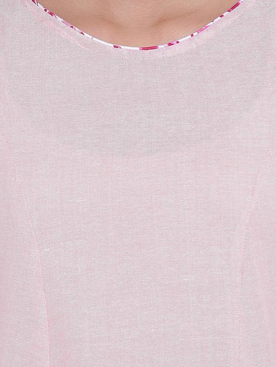 pink kurta pant set - 14997744 - Zoom Image - 4