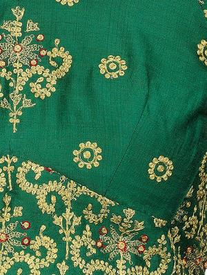 Fuchsia Designs green embroidered blouse - 14999487 - Standard Image - 4