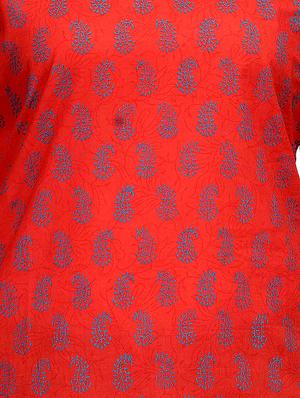 fuchsia designs orange cotton straight kurti - 14999504 - Standard Image - 4