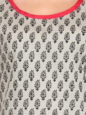 white color cotton sleeveless straight kurti - 14999521 - Standard Image - 4