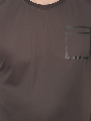 brown polyester t-shirt - 15000417 - Standard Image - 4
