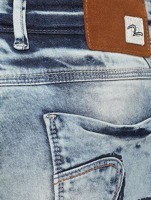 blue heavy washed jeans - 15000590 - Standard Image - 4