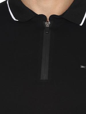 black cotton t-shirt - 15001035 - Standard Image - 4