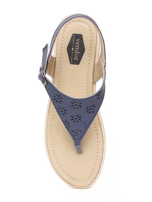blue ankle strap sandal - 15001306 - Standard Image - 4