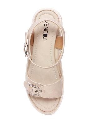 beige ankle strap sandal - 15001340 - Standard Image - 4