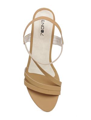 beige back strap sandal - 15001356 - Standard Image - 4