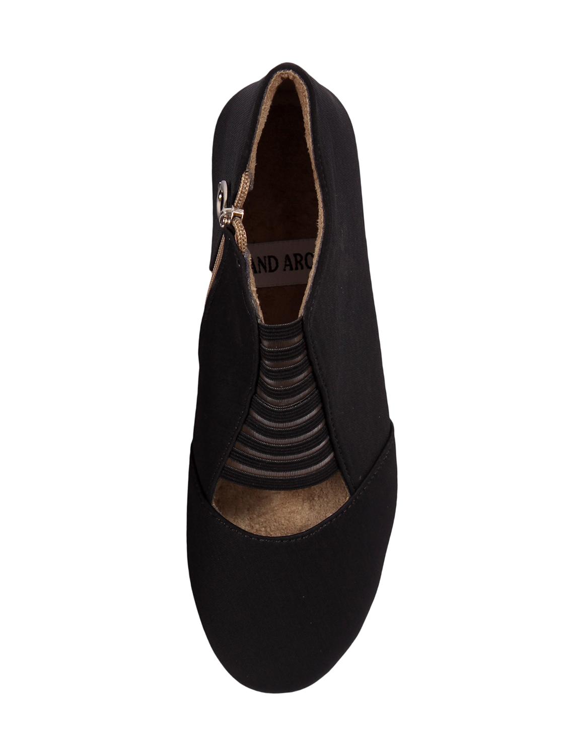 black faux leather ankle boot - 15004002 - Zoom Image - 4