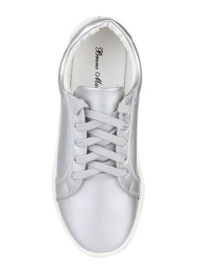 silver lace-up sneaker - 15004135 - Standard Image - 4