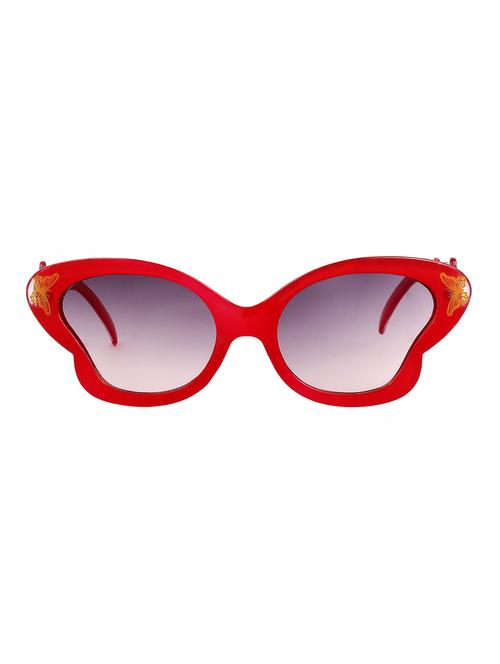 red polycarbonate sunglass - 15004728 - Standard Image - 1