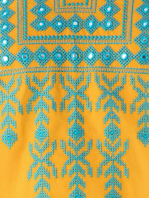 Embroidered straight kurta - 15004928 - Standard Image - 4