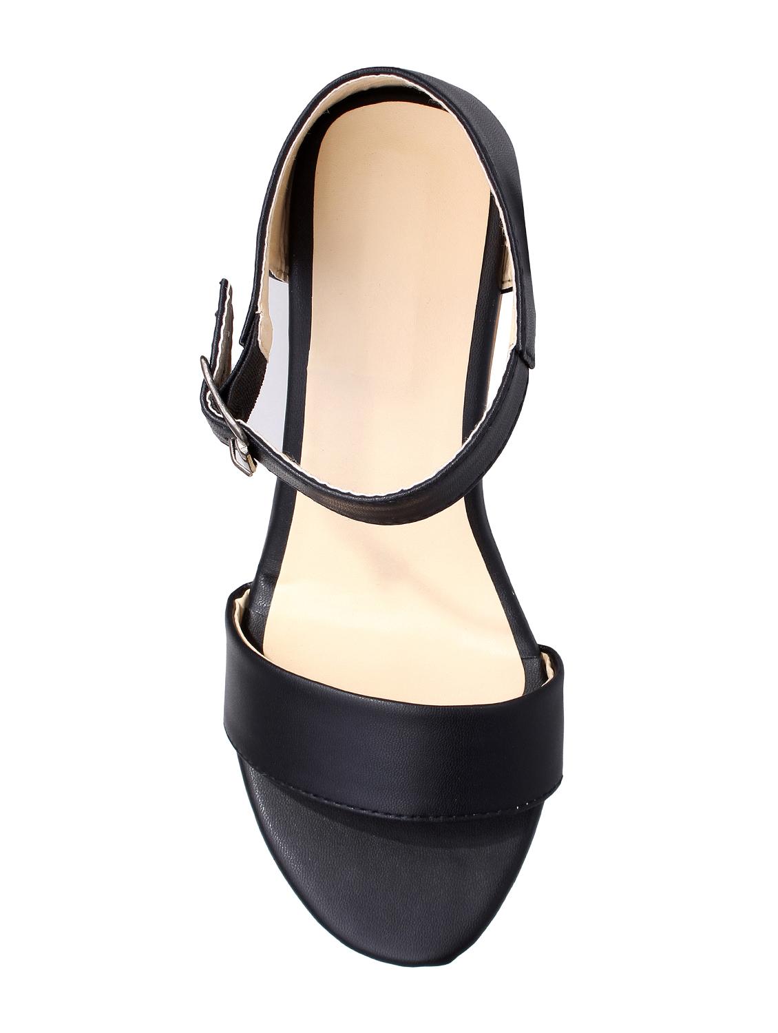 black ankle strap sandal - 15009138 - Zoom Image - 4