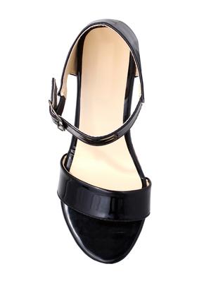 black ankle strap sandal - 15009140 - Standard Image - 4