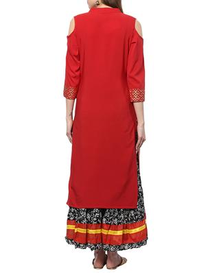 multi crepe combos kurta - 15011644 - Standard Image - 4