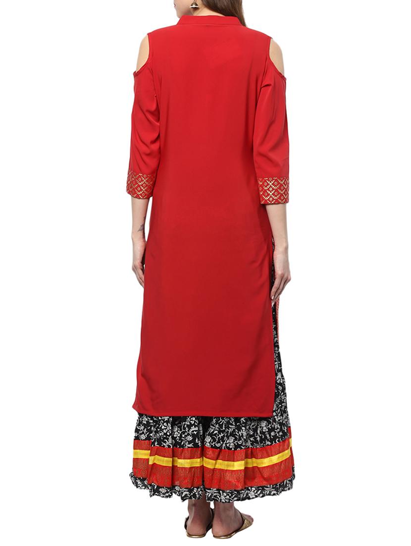 multi crepe combos kurta - 15011644 - Zoom Image - 4