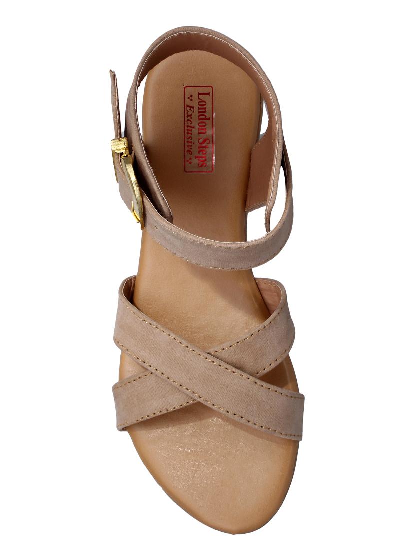 beige ankle strap sandal - 15011997 - Zoom Image - 4